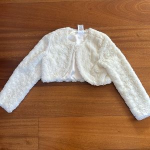 Furry cropped jacket